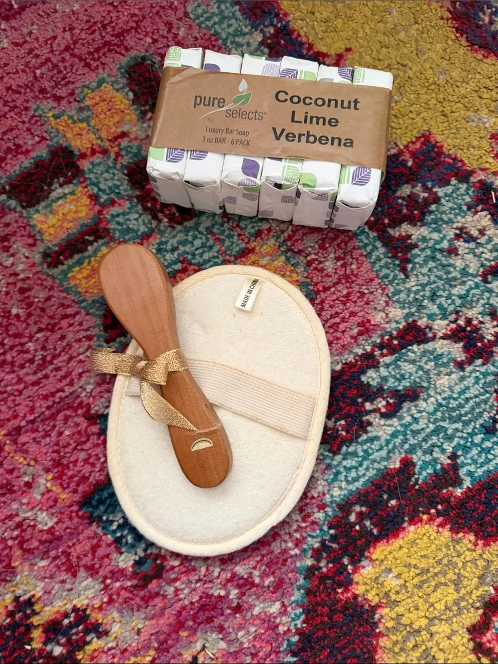 Pure Selects pack of Soap Bars with Exfoliating Tools